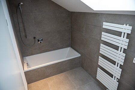 Fertig renoviertes Badezimmer